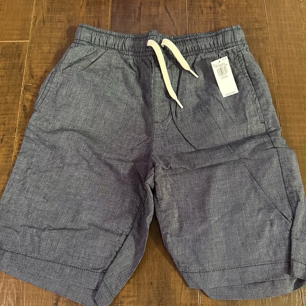 Old Navy Boy's Charcoal Flat Front Shorts